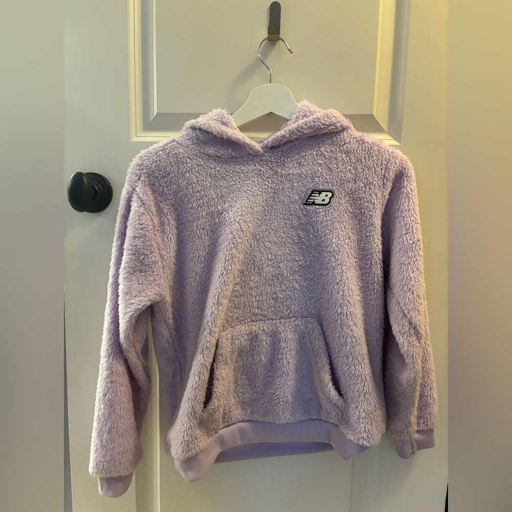 New Balance Soft Purple Fleece Hoodie